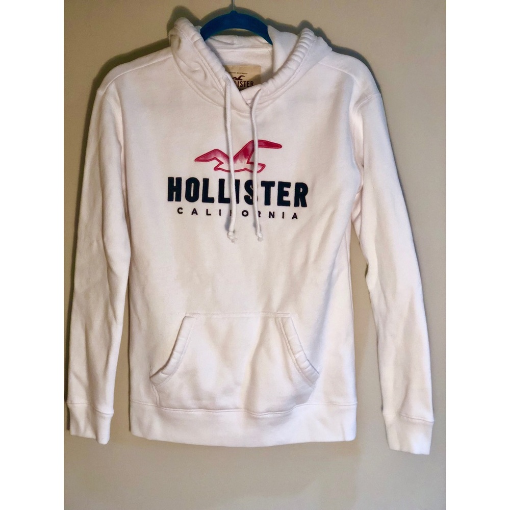 NEW White Hollister Hoodie